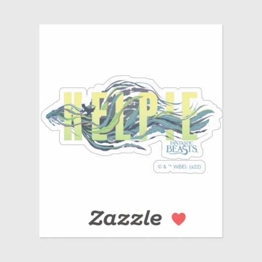 Fantastic Beasts Kelpie Aufkleber (Blatt)