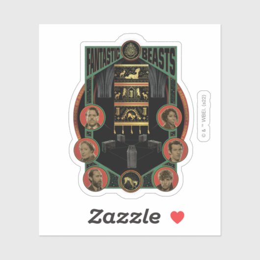 Fantastic Beasts Room of Requirement Graphic Aufkleber (Blatt)