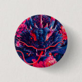 Fantastic Blossom Fury Dragon Button (Vorderseite)