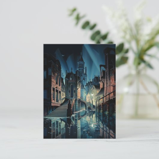 Fantastic Brügge #2 Postkarte (Stehend Vorderseite)