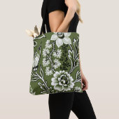 Fantastic Flowers (Moss Green) Fine Art Tasche (Von Nahem)