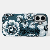 Fantastic Flowers (Slate Teal) Fine Art Case-Mate iPhone Hülle (Rückseite (Horizontal))