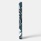 Fantastic Flowers (Slate Teal) Fine Art Case-Mate iPhone Hülle (Rückseite / Links)