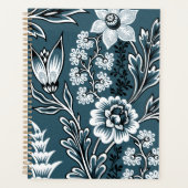 Fantastic Flowers (Slate Teal) Fine Art Planer (Vorderseite)