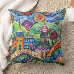 Fantastic World designer cushion Kissen