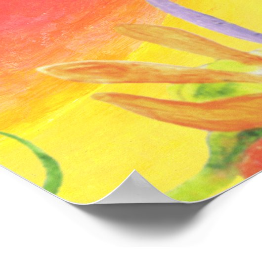 Fantastical Birds Poster (Ecke)