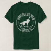 FantasticFox Wolf Canis Lupus Circle Clean T-Shirt (Design vorne)