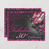 Fantastisch 30. einladung (Vorne/Hinten)