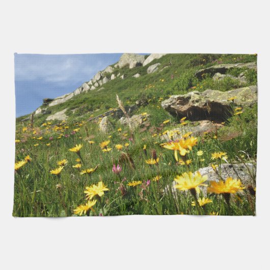 Fantastisch! Alpenische Blume Handtuch (Horizontal)