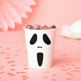 Fantastisch beängstigendes Geistergesicht Pappbecher