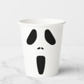 Fantastisch beängstigendes Geistergesicht Pappbecher (Vorderseite)