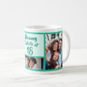 Fantastisch bei 18 Mommy Geburtstag Foto Collage Kaffeetasse (VorderseiteRechts)
