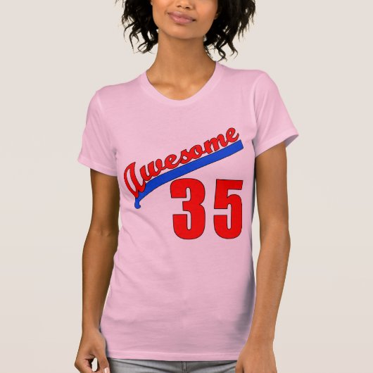 Fantastisch bei 35 Jahren alt T-Shirt (Vorderseite)