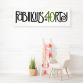 Fantastisch bei 40 grünem Banner (Insitu)