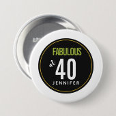 Fantastisch bei 40 grünen Vorlagen Button (Vorne & Hinten)