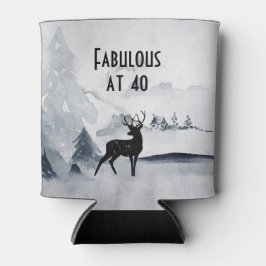 Fantastisch bei 40 Majestic Deer Watercolor Dosenkühler