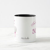 Fantastisch bei 50 Golf Personalisiert Tasse (Zentrum)