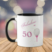 Fantastisch bei 50 Golf Personalisiert Tasse
