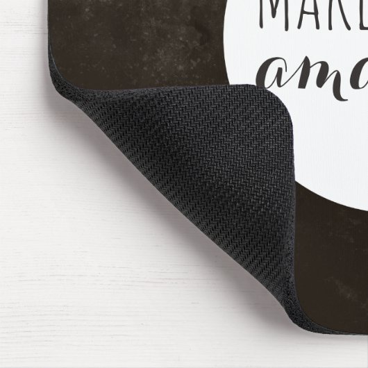 Fantastisch | Braune Textur Mousepad (Ecke)