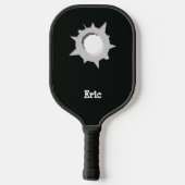 Fantastisch Cooles Design Ein Loch Personalisierte Pickleball Schläger (Rückseite)