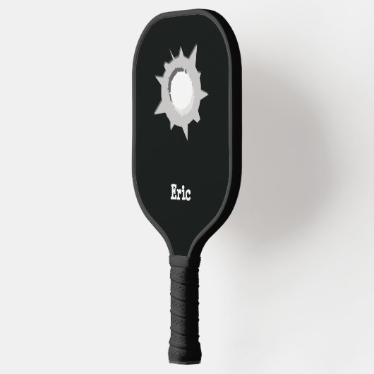 Fantastisch Cooles Design Ein Loch Personalisierte Pickleball Schläger (Links)