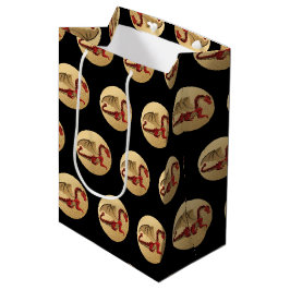 Fantastisch Dragon Red and Gold v4 Mittlere Geschenktüte