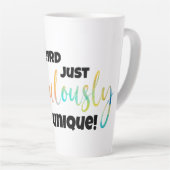 Fantastisch einzigartig für Latte Lovers Milchtasse (Rechte Ecke)