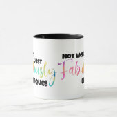 Fantastisch einzigartiges schlankes Textdesign Tasse (Zentrum)
