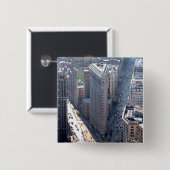 Fantastisch! Flatiron Gebäude New York City Button (Vorne & Hinten)