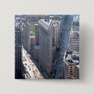 Fantastisch! Flatiron Gebäude New York City Button