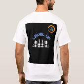 Fantastisch gestalteter T - Shirt Play Schach (Rückseite)