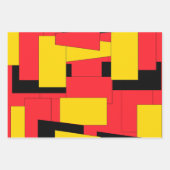 Fantastisch hell Moderne Art Geometric Geschenkpapier Set (Vorderseite 2)