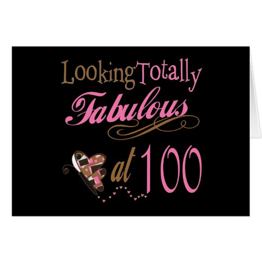 Fantastisch im Alter von 100 Jahren (Vorderseite (Horizontal))