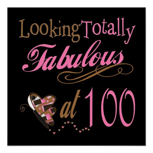 Fantastisch im Alter von 100 Jahren Poster (Vorderseite)