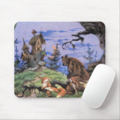 Fantastisch im Stil eines Waldmärchens, Fuchs Mousepad (Mit Mouse)