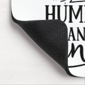 Fantastisch immer bescheiden und freundlich Bleibe Mousepad (Ecke)