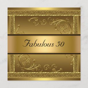 Fantastisch mit 50 Geburtstagsfeier Goldene Einlad Einladung