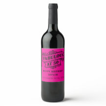 Fantastisch mit 50 Vintage Rustic Geburtstag Pink