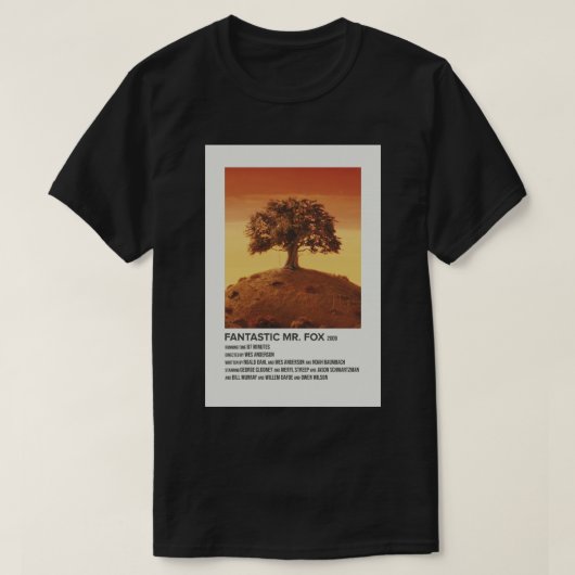 fantastisch mr. fox (2009) Poster T-Shirt (Design vorne)