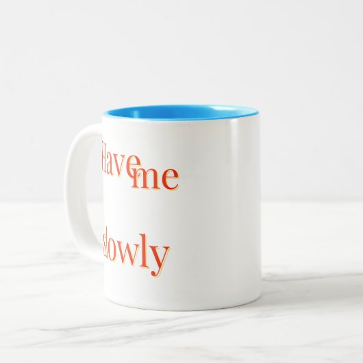 Fantastisch niedlich cool zweifarbige tasse (Vorderseite Links)