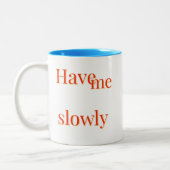 Fantastisch niedlich cool zweifarbige tasse (Links)