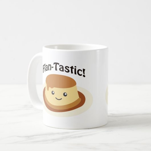Fantastisch! Niedlicher Flan Kaffeetasse (Vorderseite Links)