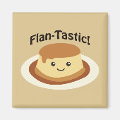 Fantastisch! Niedlicher Flan Magnet (Vorne)