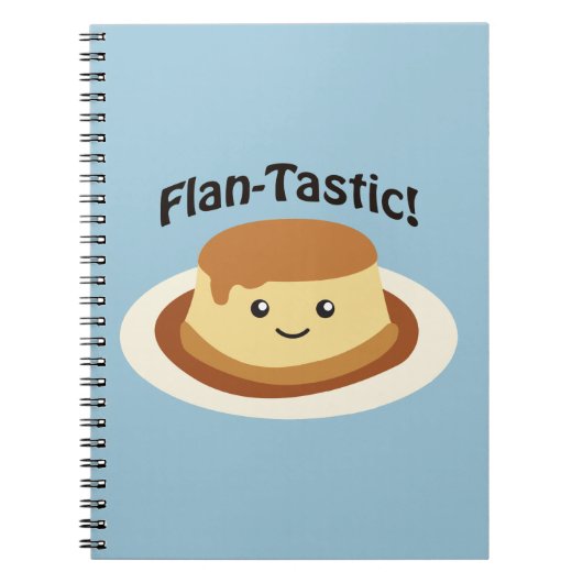 Fantastisch! Niedlicher Flan Notizblock (Vorderseite)