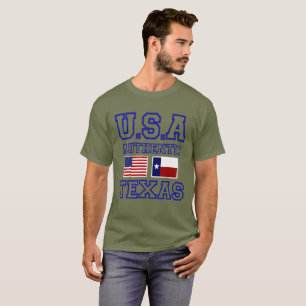 Fantastisch Patriotisch Authentisches Texas T-Shirt