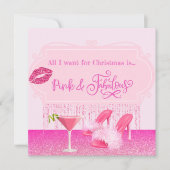 Fantastisch Pink Weihnachten Glamour Girona (Vorderseite)