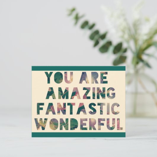 fantastisch postkarte (Stehend Vorderseite)