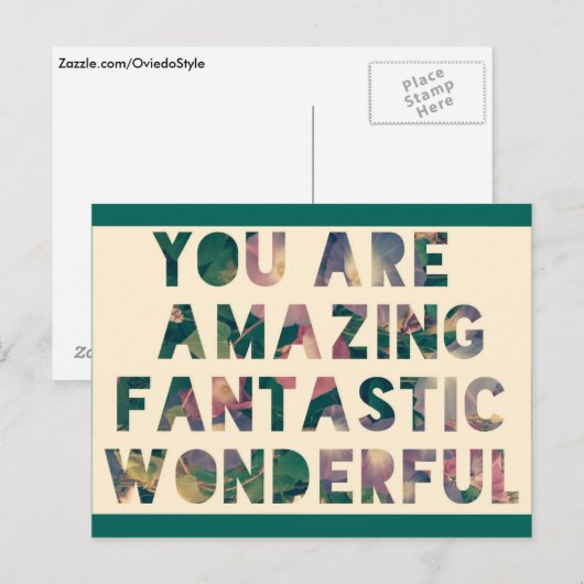 fantastisch postkarte (Vorne/Hinten)