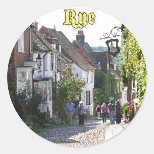 Fantastisch! Rye England Runder Aufkleber