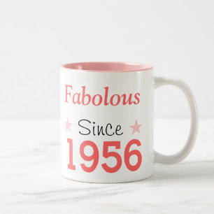 Fantastisch seit 1956 zweifarbige tasse